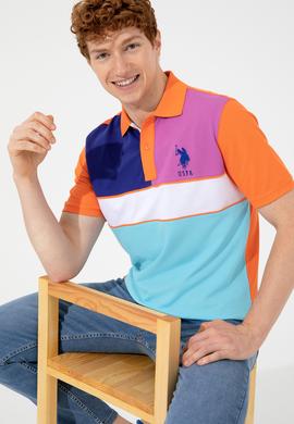 Erkek Turuncu Polo Yaka Tişört - 50249191006