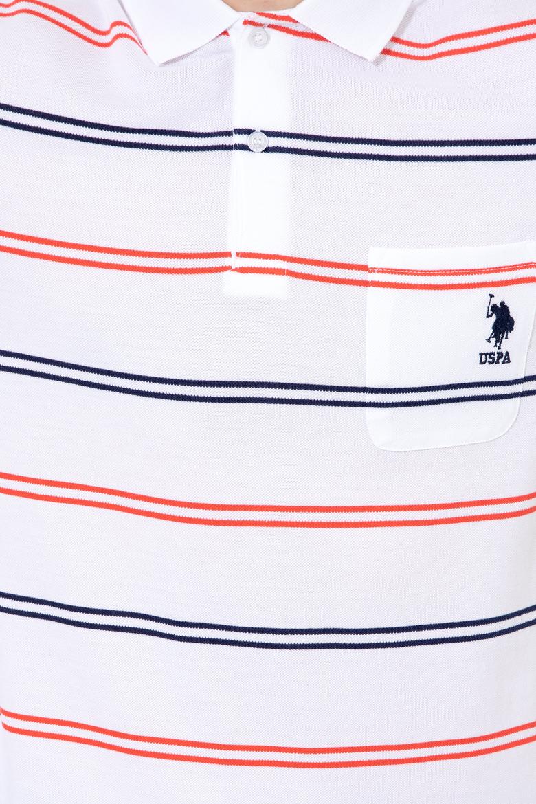 Erkek Beyaz Polo Yaka Tişört - 50247784007