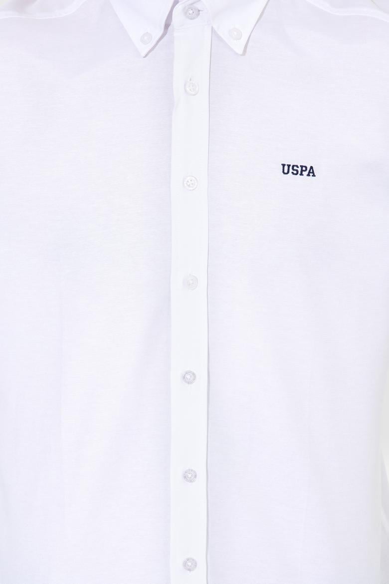 Erkek Beyaz Uzun Kollu Basic Gömlek - 50262491001