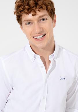 Erkek Beyaz Uzun Kollu Basic Gömlek - 50262491001