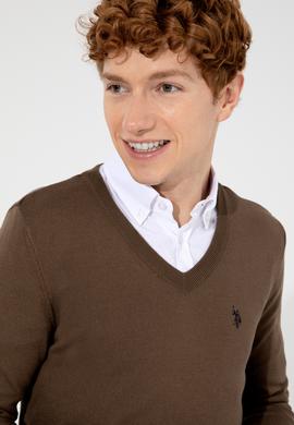 Erkek Coconut V Yaka Basic Triko Kazak - 50256658086