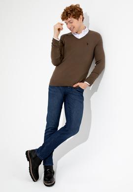 Erkek Coconut V Yaka Basic Triko Kazak - 50256658086