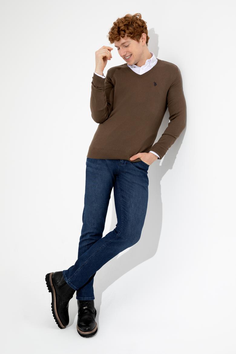 Erkek Coconut V Yaka Basic Triko Kazak - 50256658086