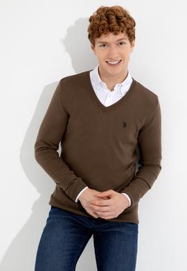 Erkek Coconut V Yaka Basic Triko Kazak - 50256658086