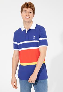 Erkek Mavi Polo Yaka Tişört - 50249171017