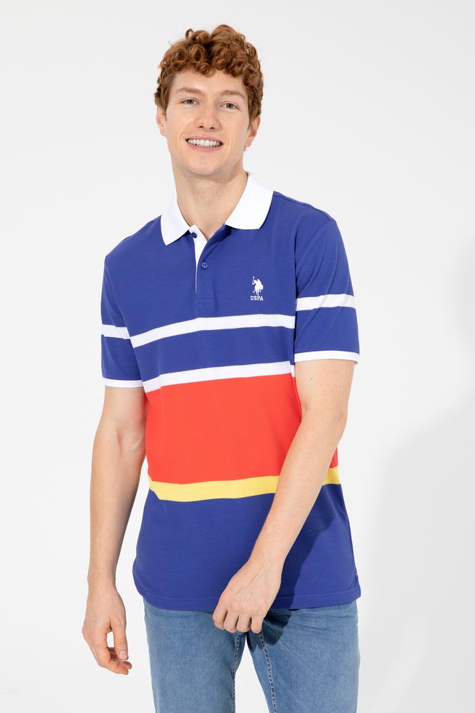 Erkek Mavi Polo Yaka Tişört