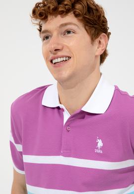 Erkek Menekşe Polo Yaka Tişört - 50249171010