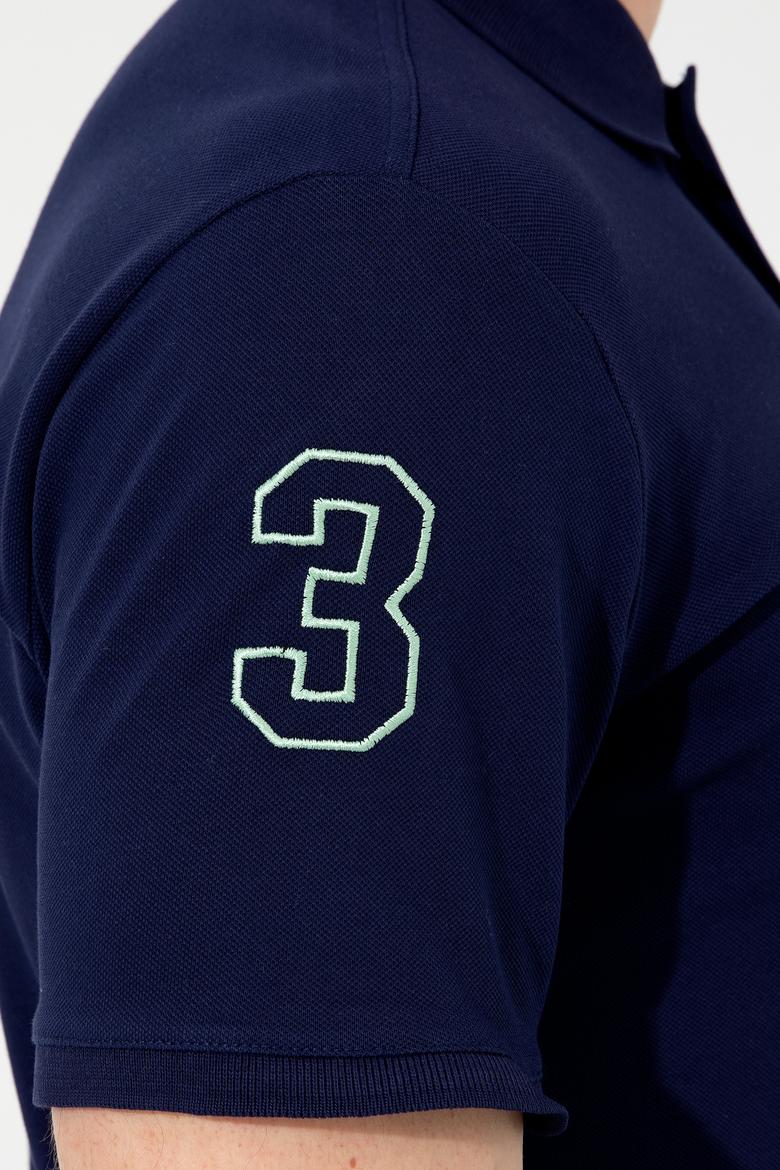 Erkek Lacivert Basic Tişört - 50249139016