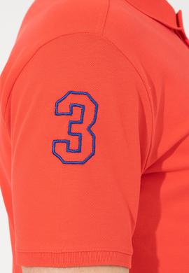 Erkek Kırmızı Basic Polo Yaka Tişört - 50249139056