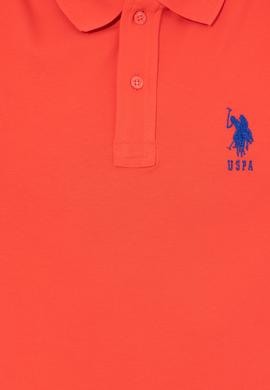Erkek Kırmızı Basic Polo Yaka Tişört - 50249139056