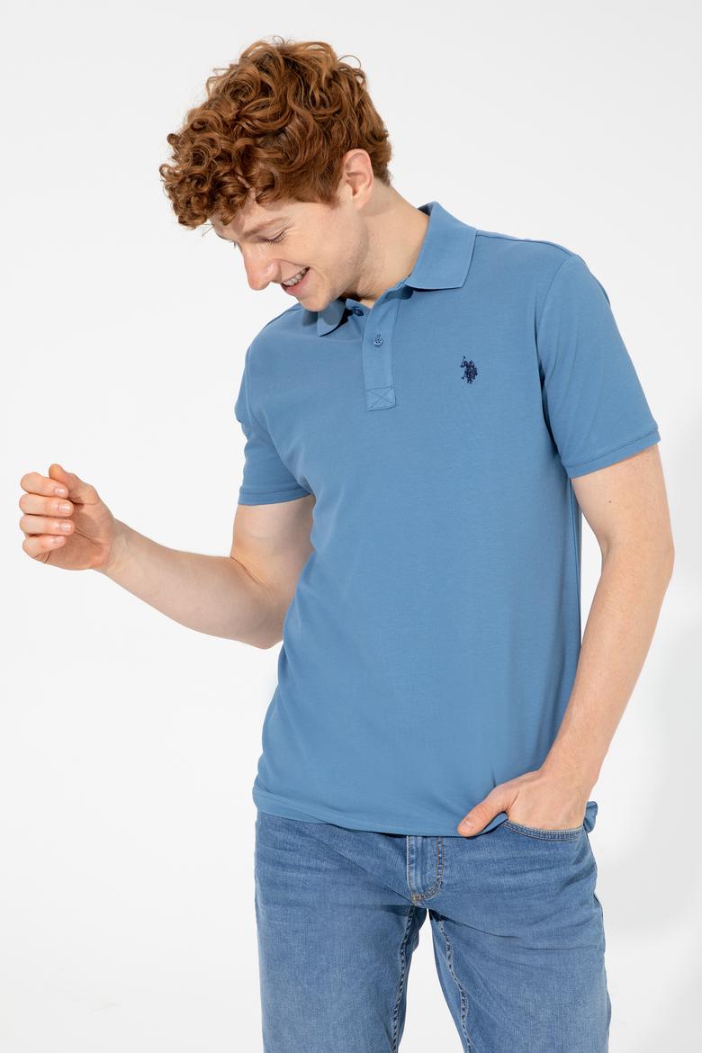 Erkek İndigo Basic Tişört - 50249149084