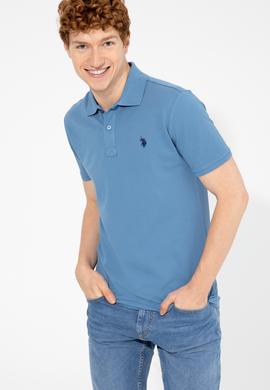 Erkek İndigo Basic Tişört - 50249149084