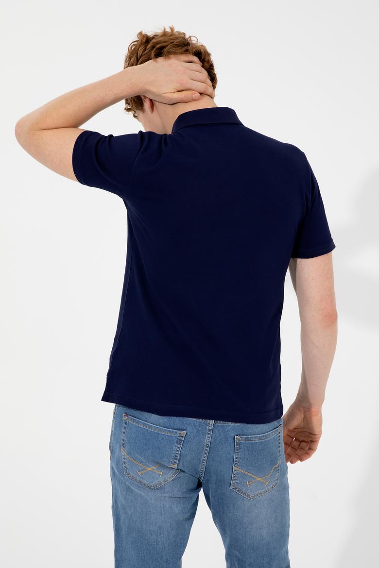 Erkek Lacivert Basic Tişört - 50249139016