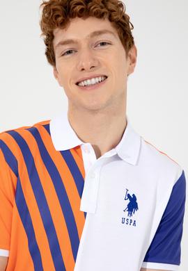 Erkek Turuncu Polo Yaka Tişört - 50249179008