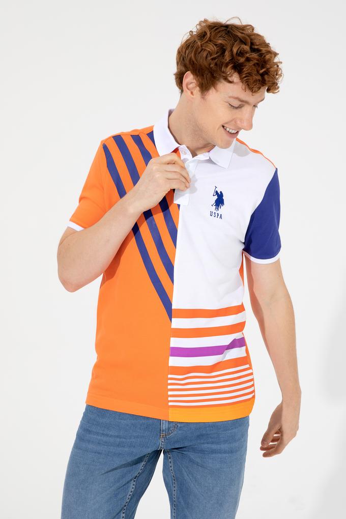 Erkek Turuncu Polo Yaka Tişört