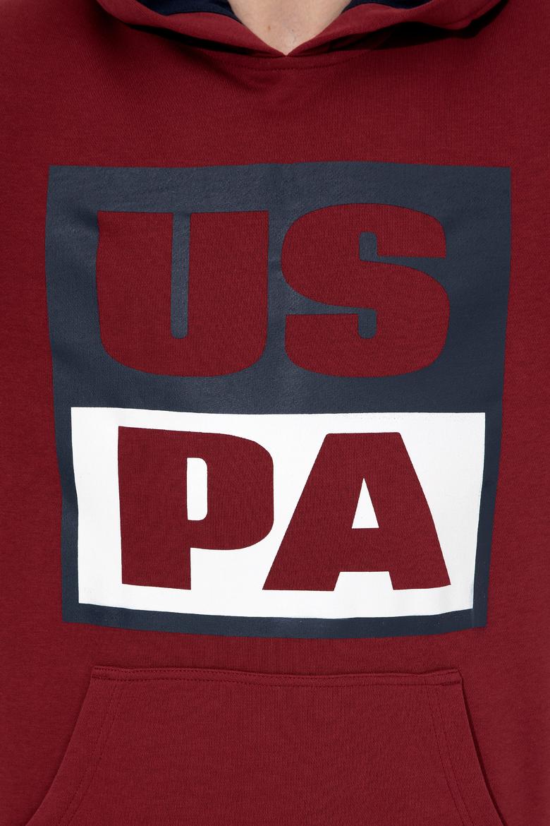 Erkek Vişne Kapüşonlu Sweatshirt - 50257482005