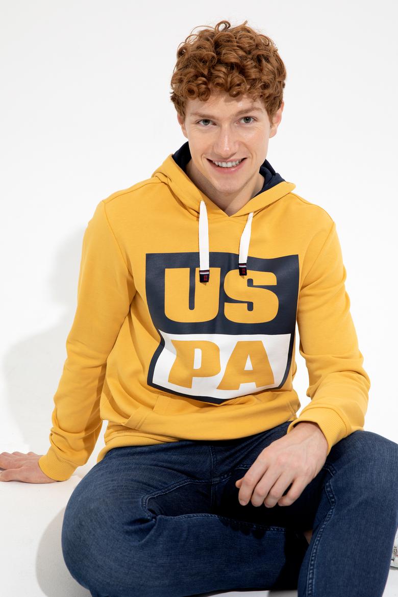 Erkek Safran Kapüşonlu Sweatshirt - 50257482065