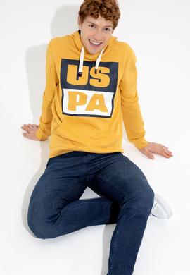 Erkek Safran Kapüşonlu Sweatshirt - 50257482065