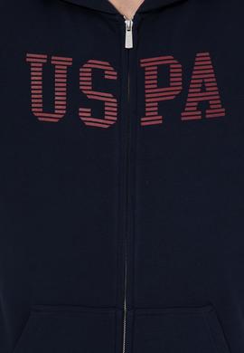 Erkek Lacivert Kapüşonlu Örme Hırka - 50257483034