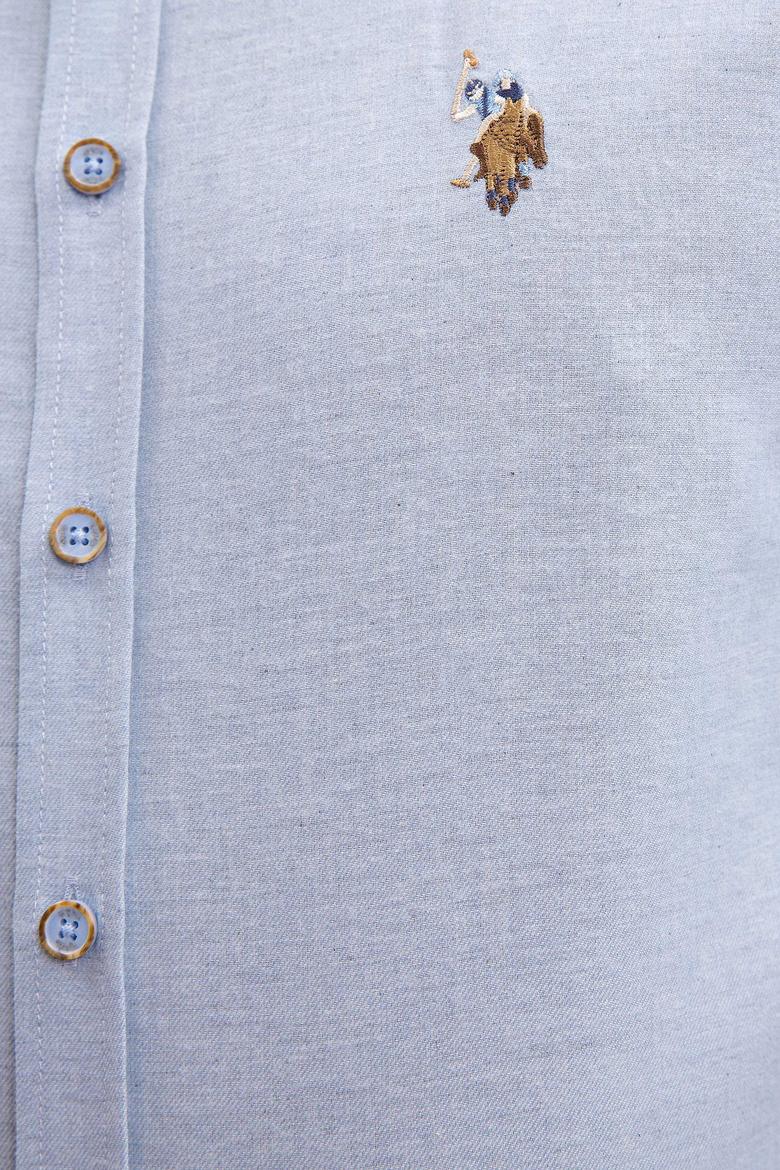 Erkek Mavi Gömlek Uzunkol Basic - 50223530019