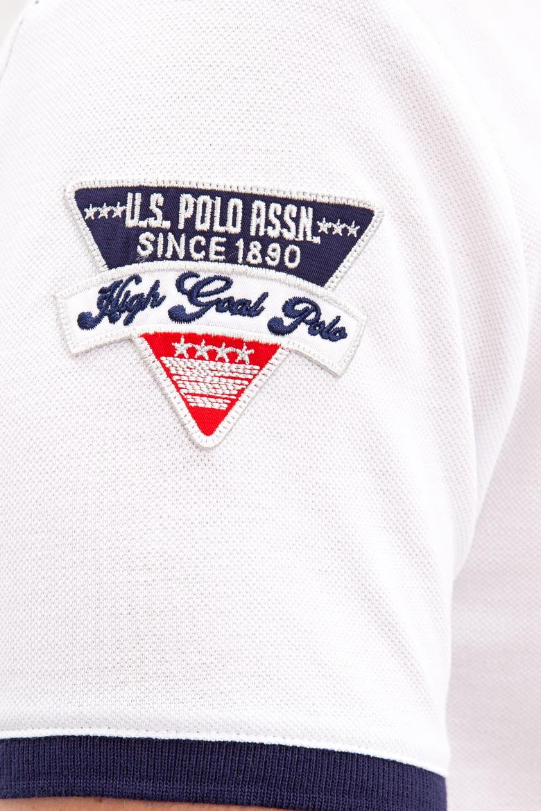 Erkek Beyaz Polo Yaka T-Shirt - 50221457007