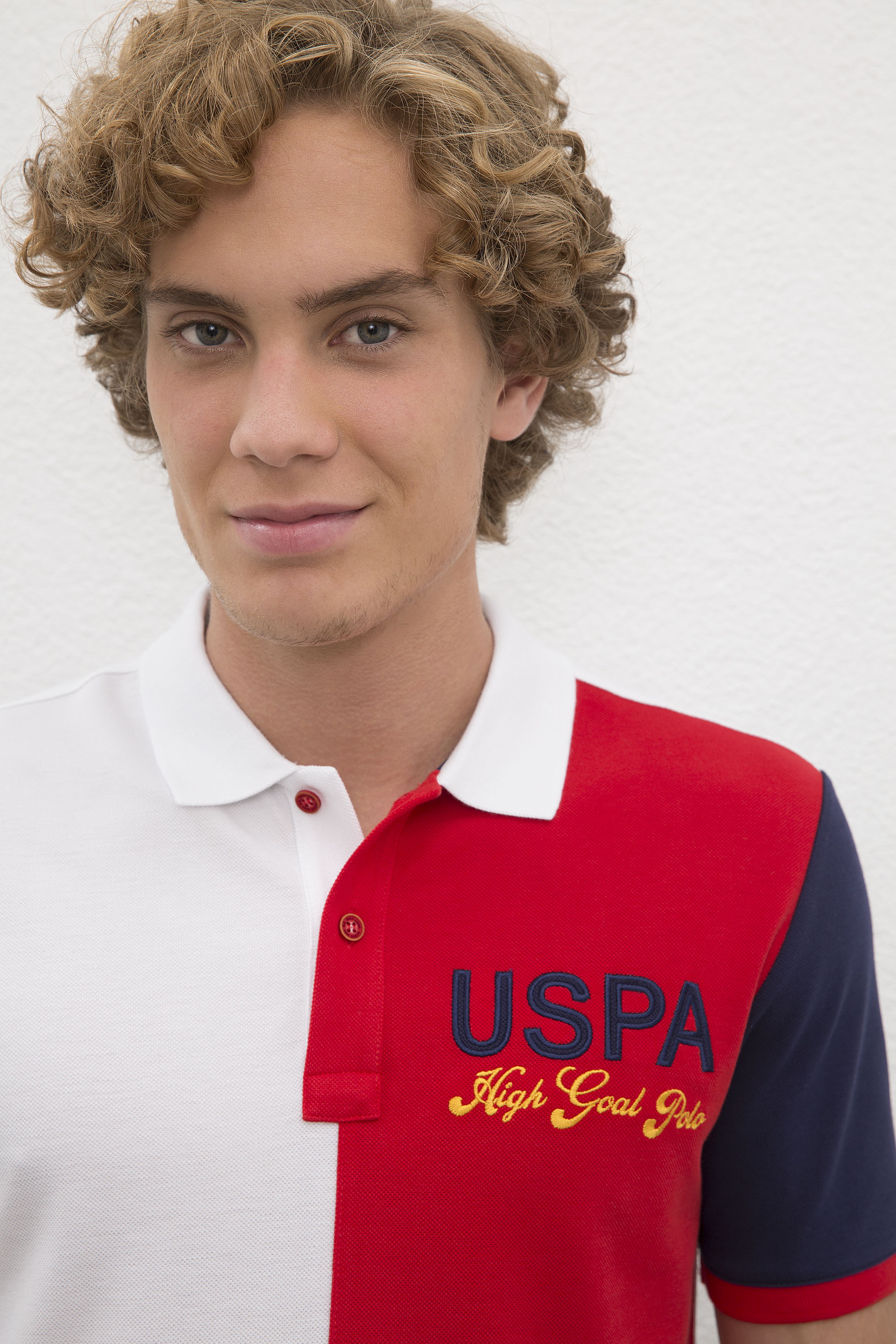 Erkek Kırmızı Polo Yaka T-Shirt - Image 2