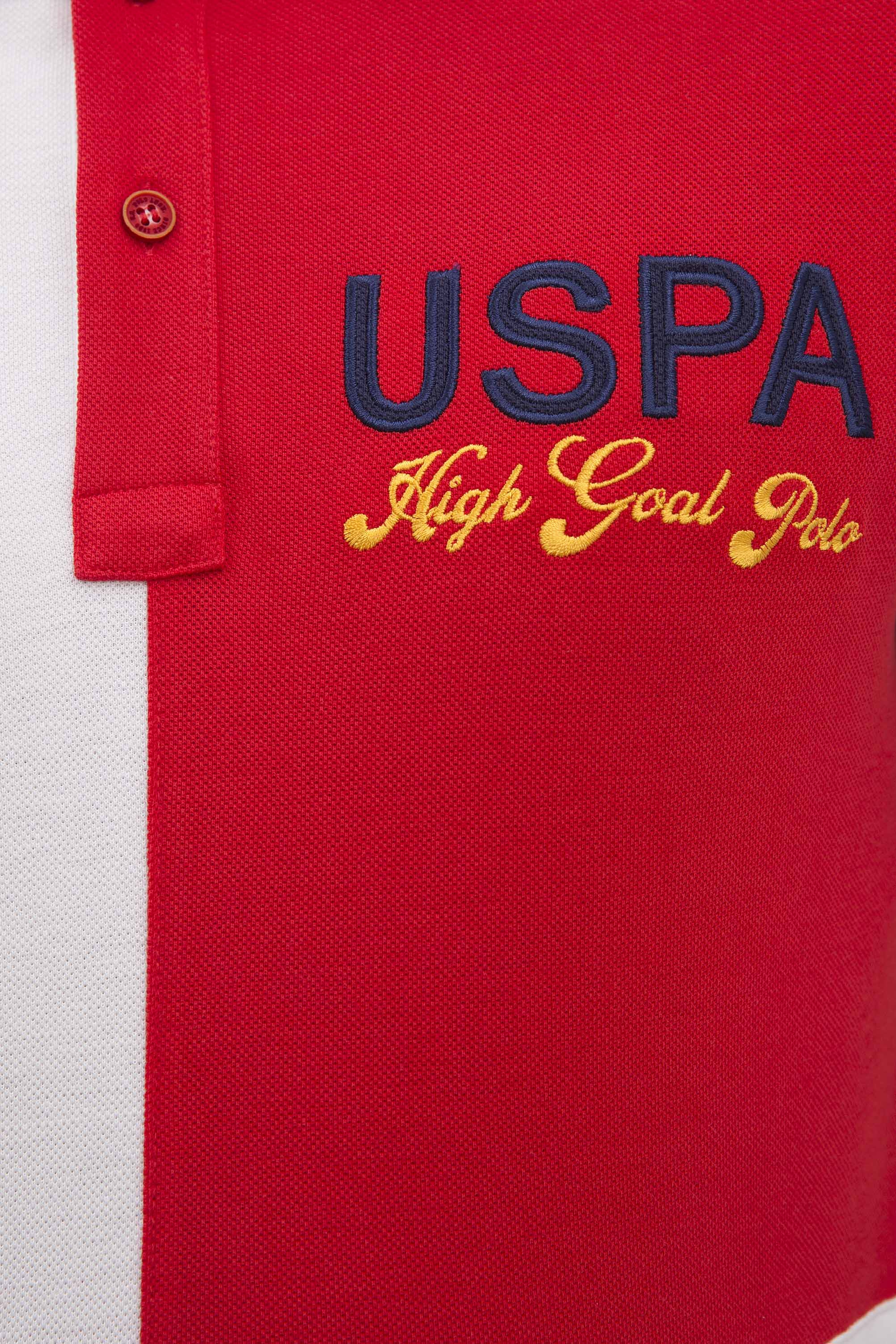 Erkek Kırmızı Polo Yaka T-Shirt - Image 5