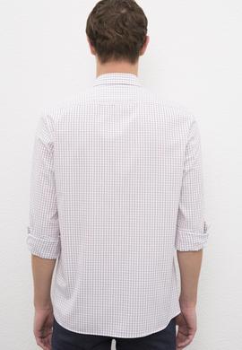 Erkek Kırmızı Gömlek Uzunkol - 50231337006