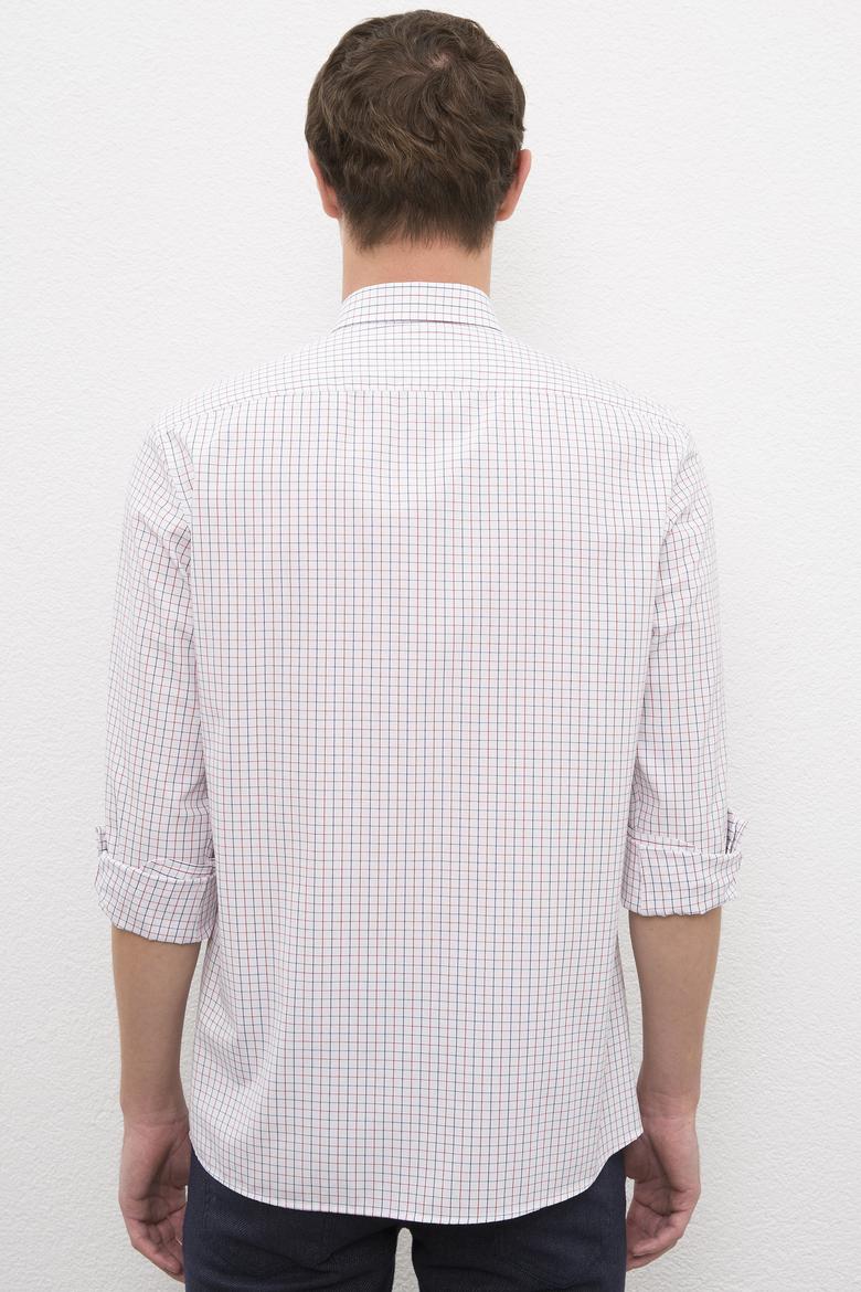 Erkek Kırmızı Gömlek Uzunkol - 50231337006