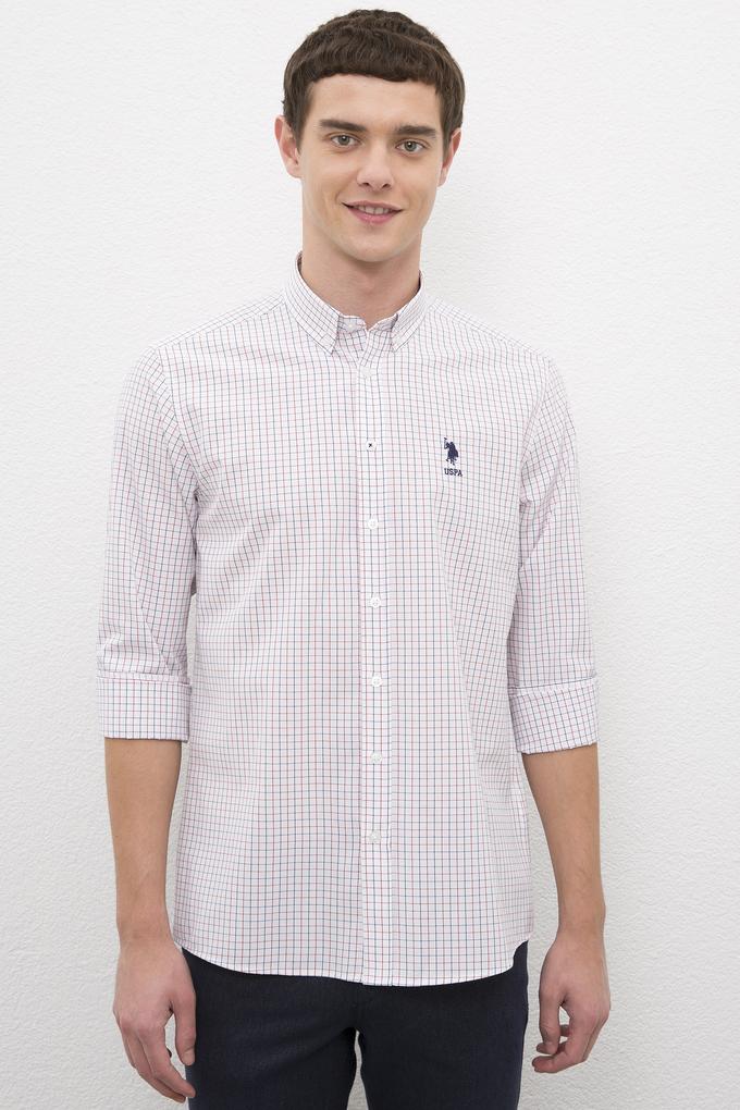 Erkek Kırmızı Gömlek Uzunkol