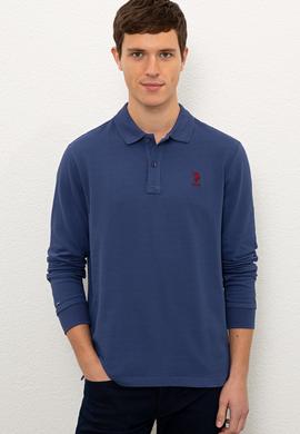 Erkek İndigo Basic Sweatshirt - 50225344172