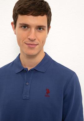 Erkek İndigo Basic Sweatshirt - 50225344172