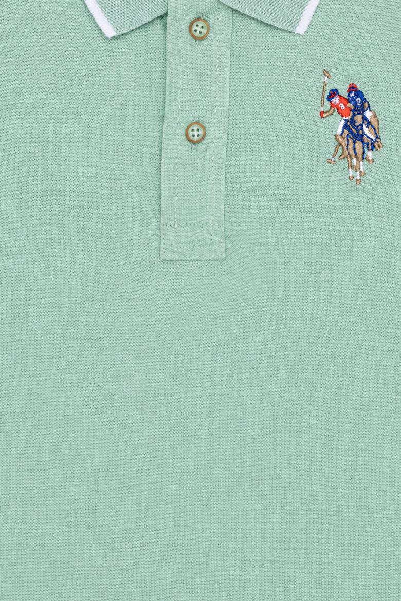 Erkek Çocuk Mint Yeşili Basic Polo Yaka Tişört - 50249580101