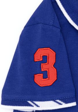 Erkek Çocuk Mavi Basic Polo Yaka Tişört - 50249580147