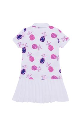 Kız Çocuk Beyaz Kısa Kol Örme Elbise - 50246793006