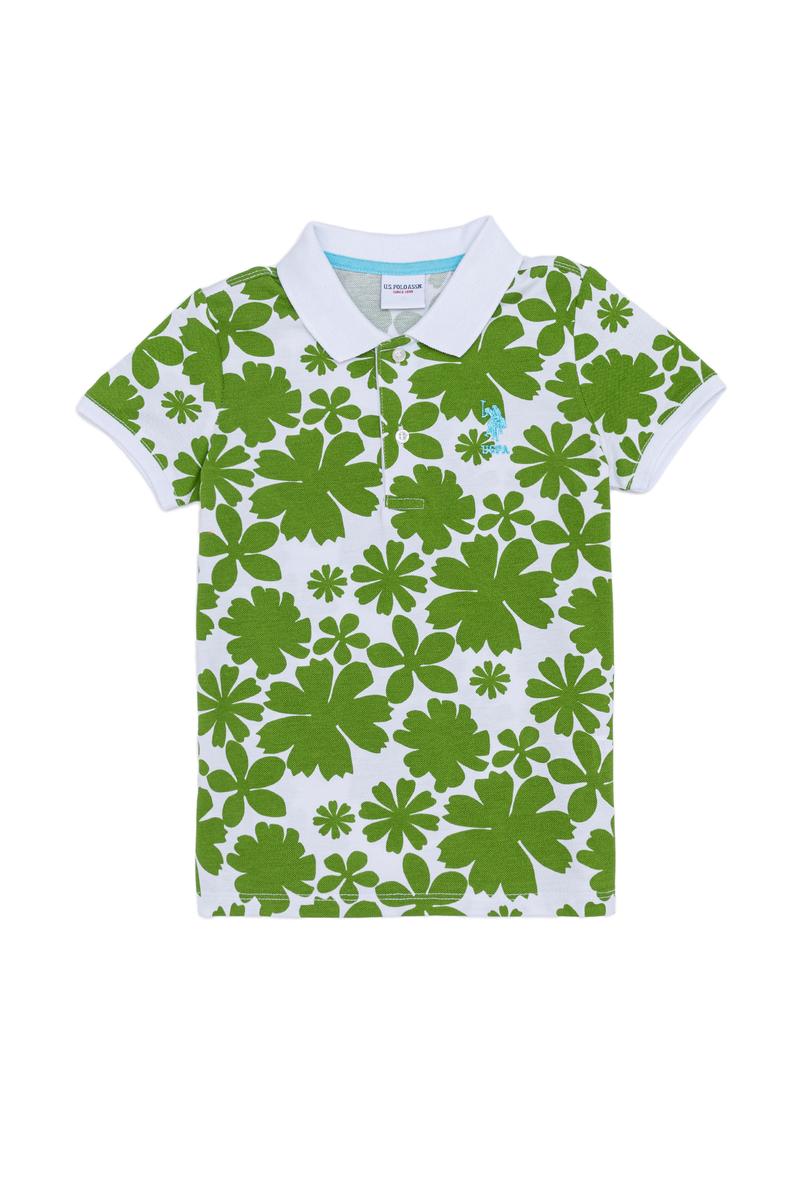 Erkek Çocuk Yeşil Polo Yaka Tişört