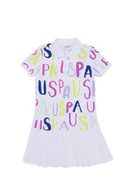 Kız Çocuk Beyaz Örme Elbise - 50246772010