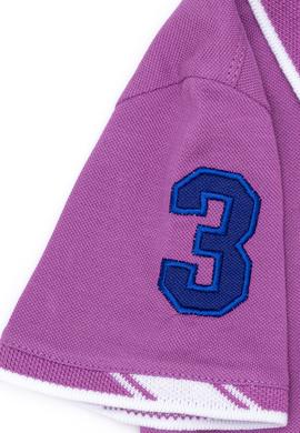 Erkek Çocuk Menekşe Basic Polo Yaka Tişört - 50249580048