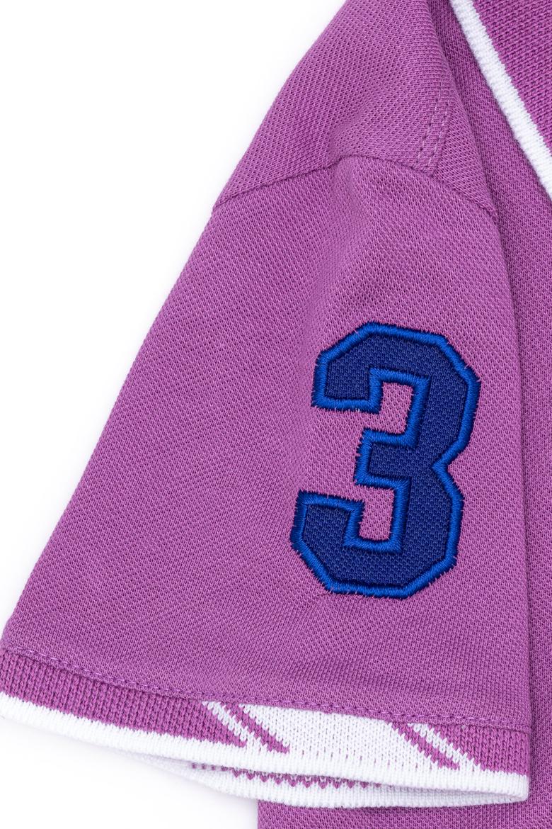 Erkek Çocuk Menekşe Basic Polo Yaka Tişört - 50249580048