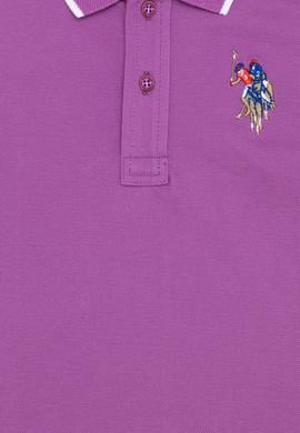 Erkek Çocuk Menekşe Basic Polo Yaka Tişört - 50249580048