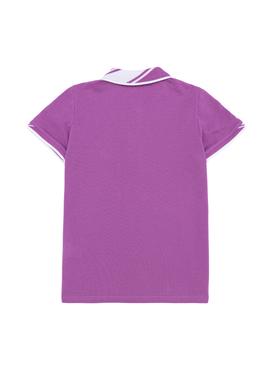 Erkek Çocuk Menekşe Basic Polo Yaka Tişört - 50249580048