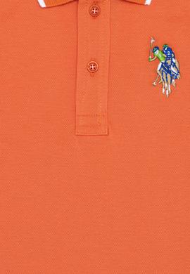 Erkek Çocuk Turuncu Polo Yaka Tişört - 50249580068
