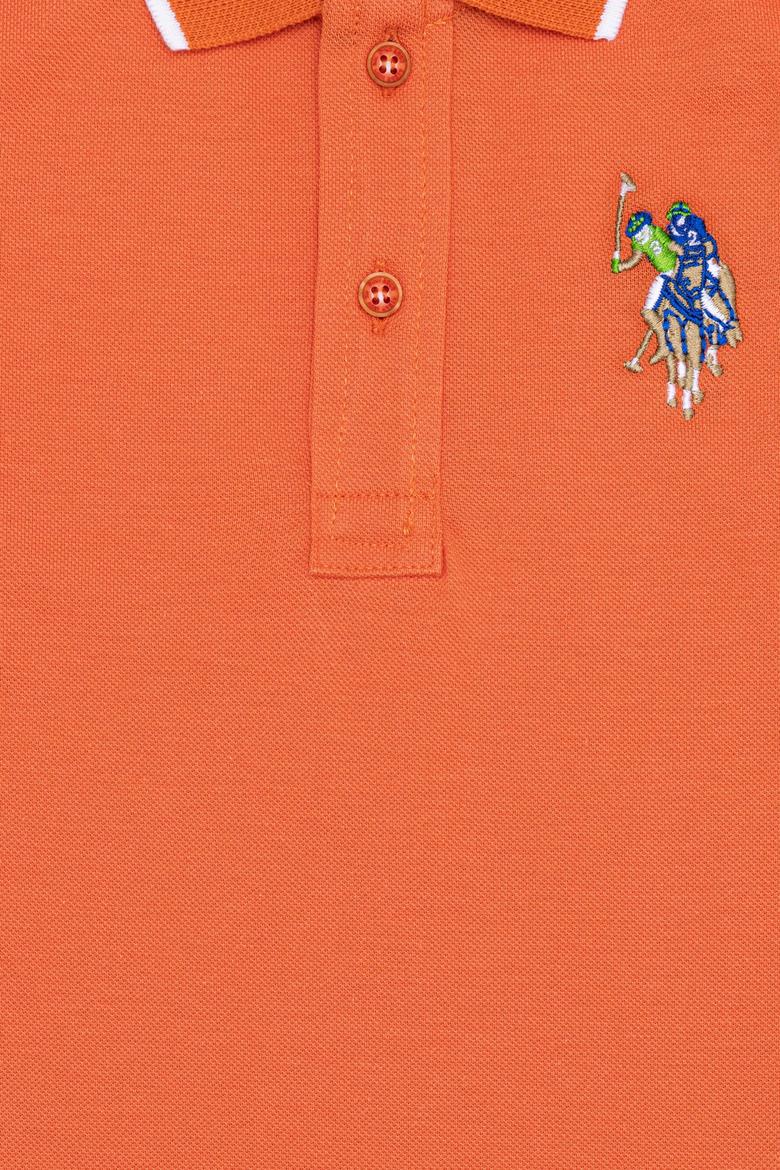 Erkek Çocuk Turuncu Polo Yaka Tişört - 50249580068