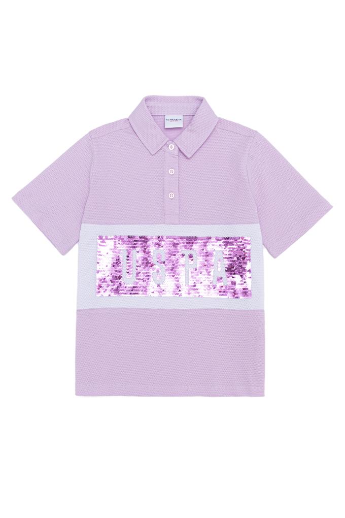 Kız Çocuk Manolya Polo Yaka Tişört