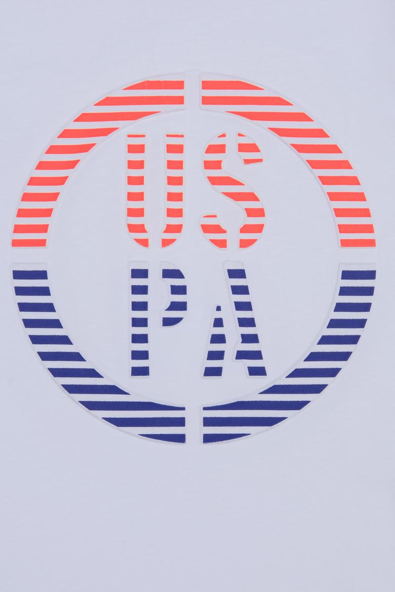 Çocuk Beyaz Bisiklet Yaka Tişört - 50246422005