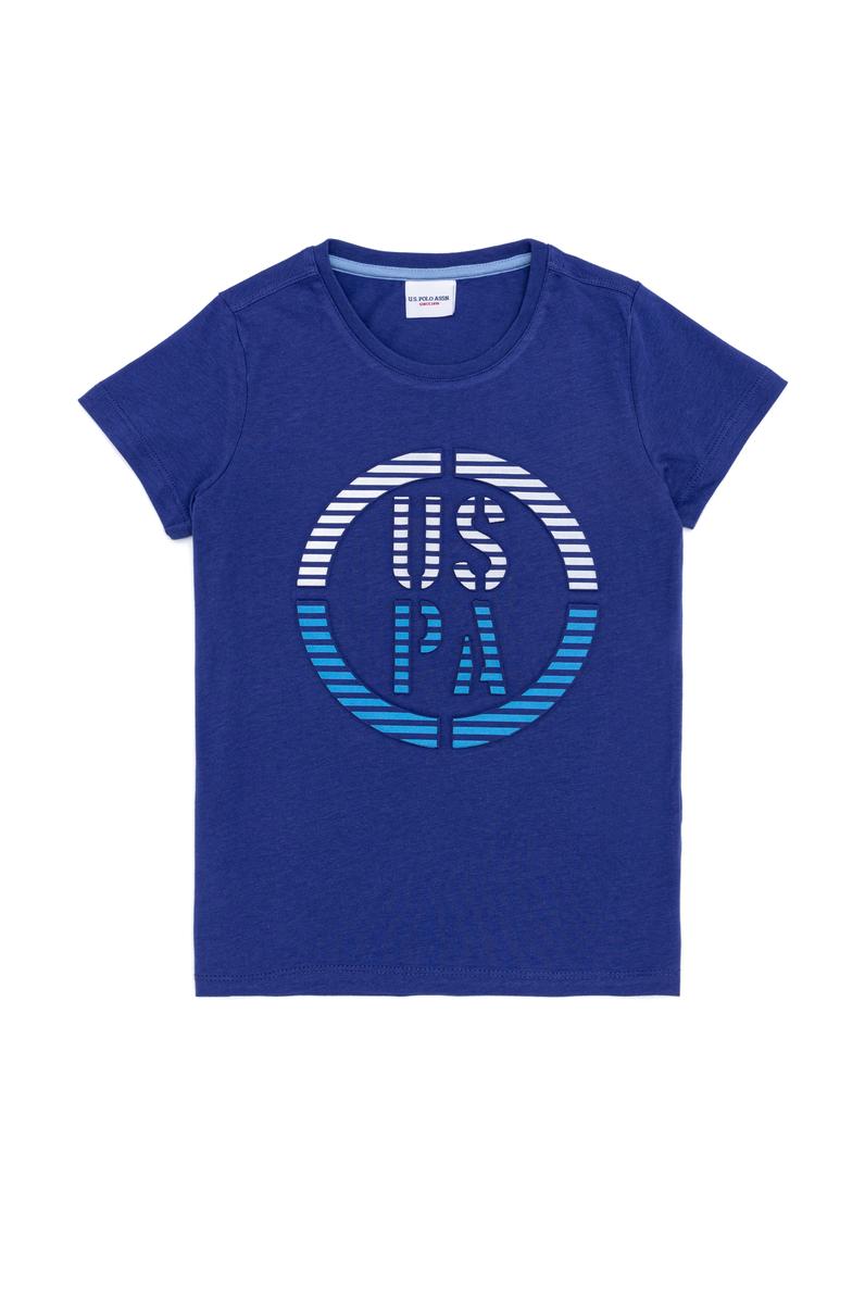 Çocuk Mavi Bisiklet Yaka Tişört