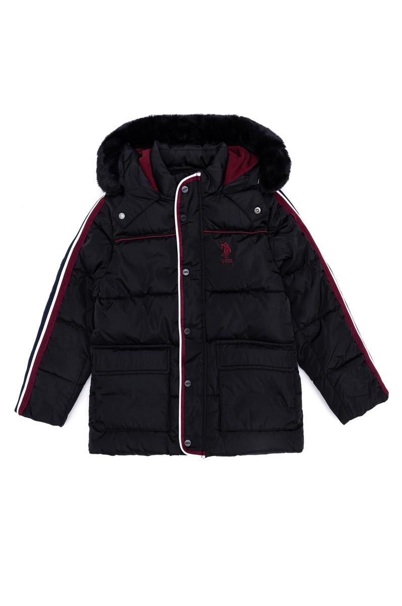 Erkek Çocuk Siyah Mont