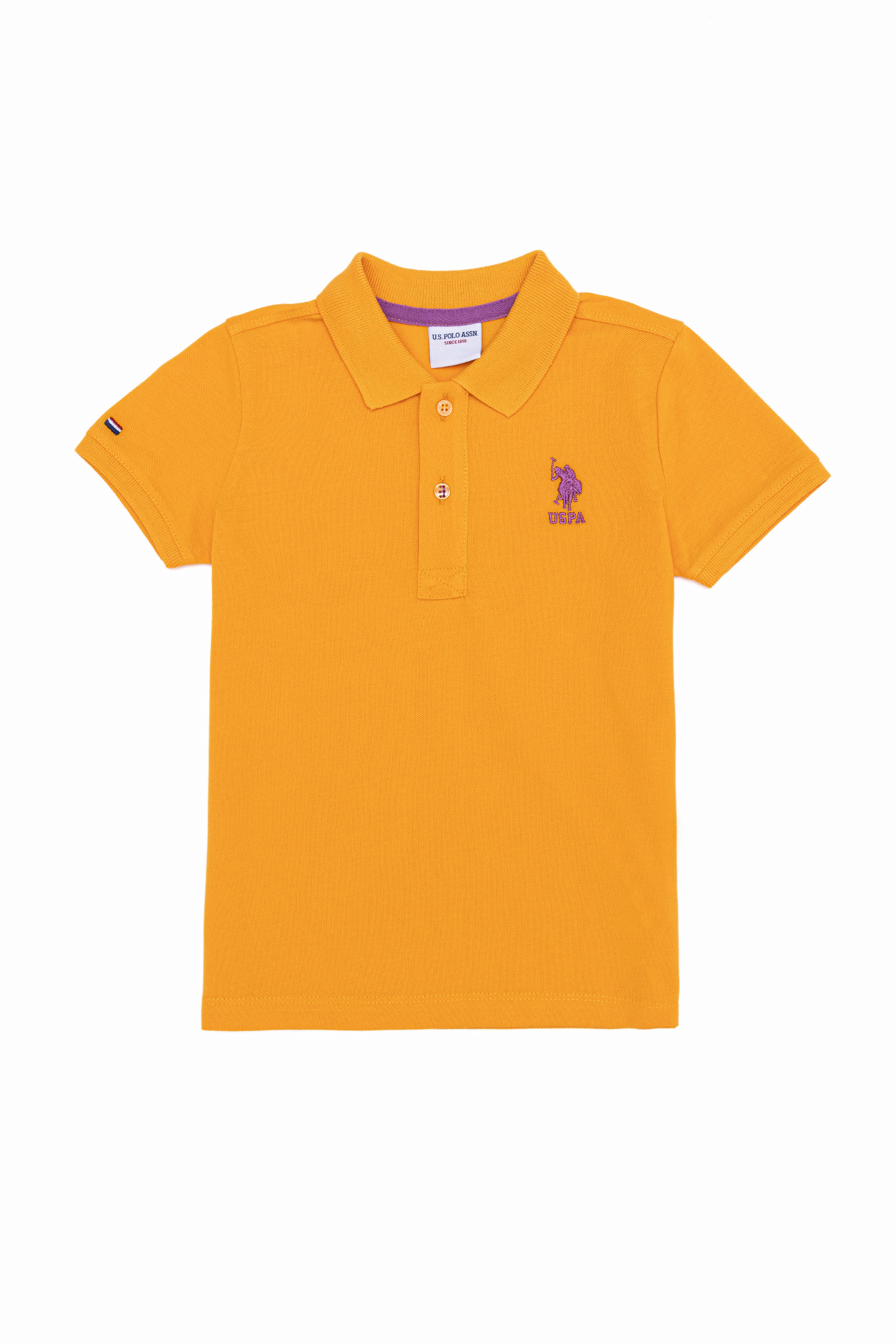 Erkek Çocuk Sarı Polo Yaka Tişört
