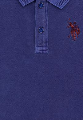 Erkek Çocuk Mavi Polo Yaka Tişört - 50245075147