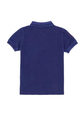 Erkek Çocuk Mavi Polo Yaka Tişört - 50245075147